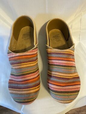 Dansko Vegan Slip-On Clog in Light Beige